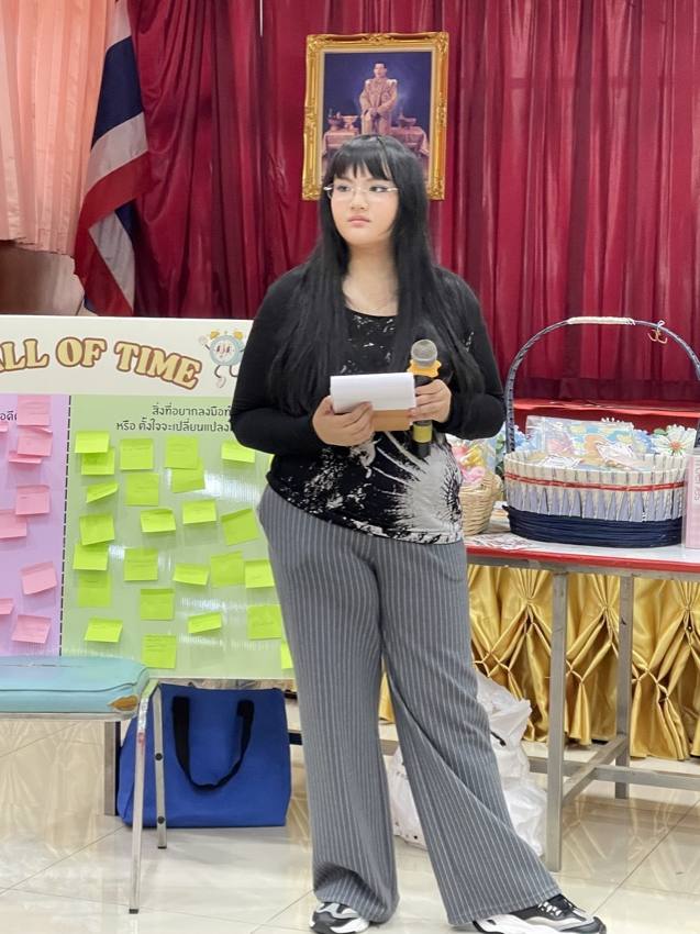 Presenting at the Wall of Time event