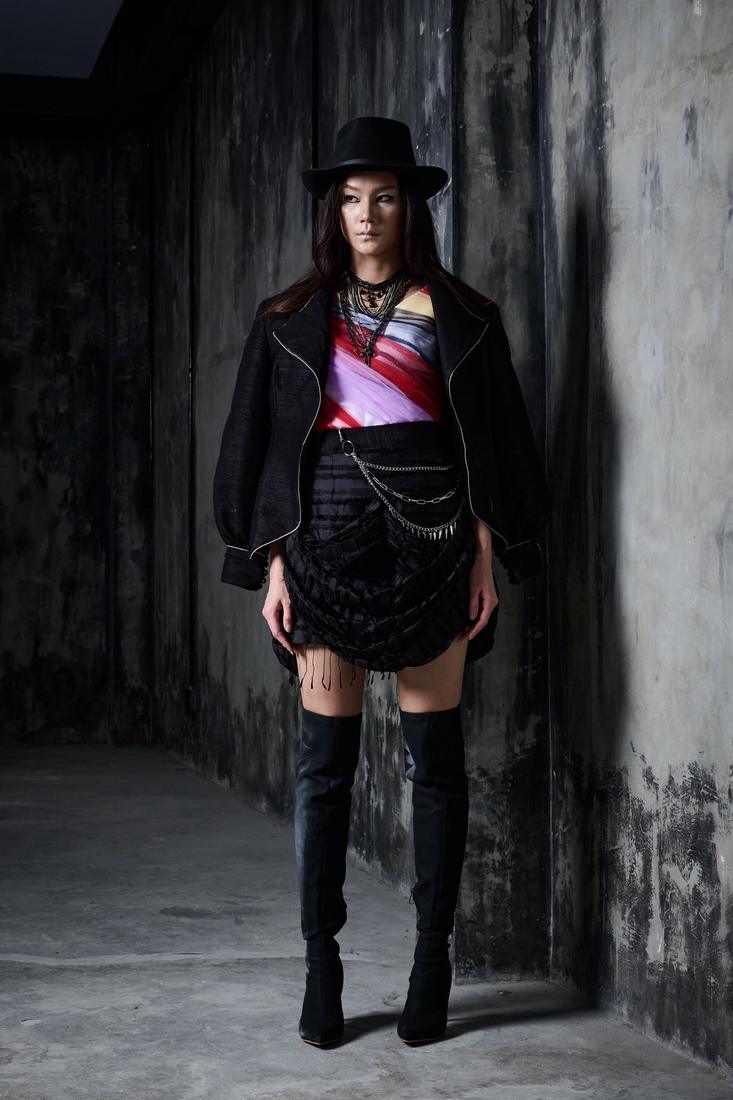 Mutelu collection fashion editorial, look 4