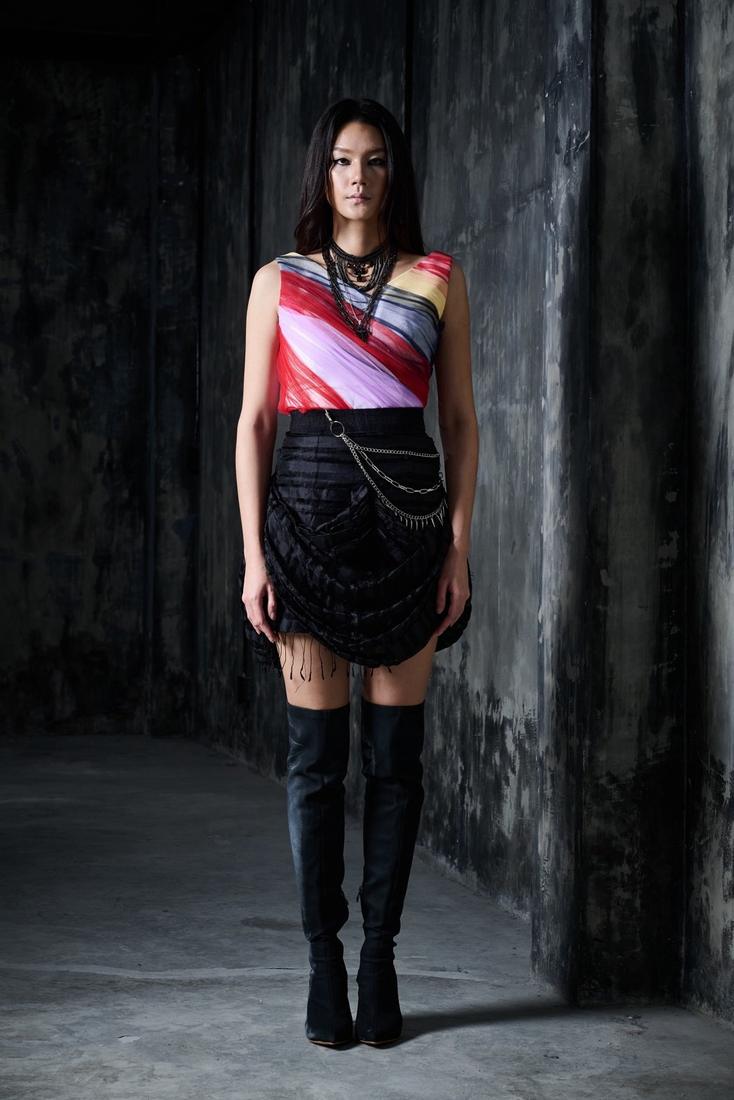 Mutelu collection fashion editorial, look 6