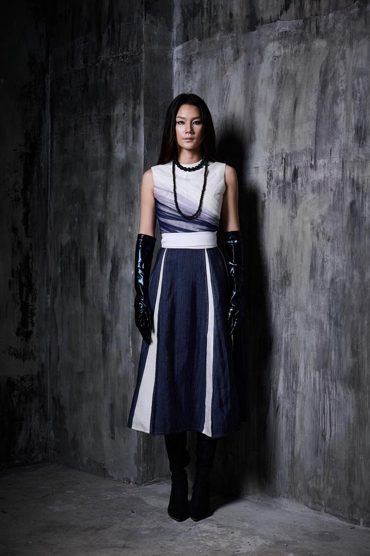 Mutelu collection fashion editorial, look 9
